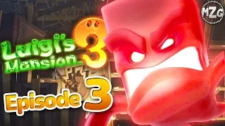 Kruller Boss! 3F Hotel Shops! - Luigi's Mansion 3 Gameplay Walkthrough Part 3