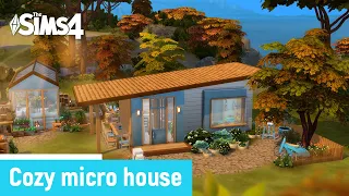 Micro Home (32 tiles) with Greenhouse │The Sims 4 Stop Motion Build │No CC