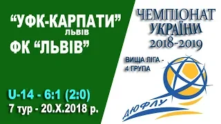 "УФК-Карпати" Львів (U-14) - ФК "Львів" (U-14) 6:1 (2:0). Гра