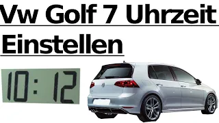 Vw Golf 7 Gtd Uhr Einstellsten