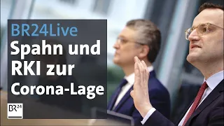 BR24Live: Jens Spahn und Lothar Wieler zur Corona-Lage in Deutschland | BR24