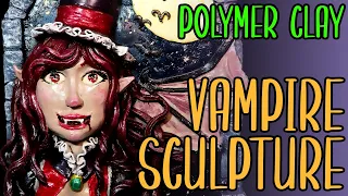 How I made a Vampire in Polymer Clay! | How to | Tutorial