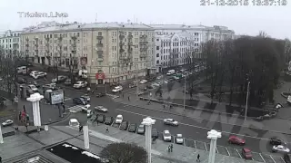ДТП за перекрестком ул. Сумская - ул. Совнаркомовская (21-12-2015)