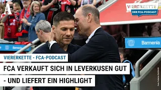 Der FCA verkauft sich in Leverkusen gut & liefert ein Highlight - "Viererkette - Der FCA-Podcast"