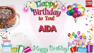 Happy Birthday AIDA _|🎂|_ Birthday Song_|🎂|_Best_Wishes_||