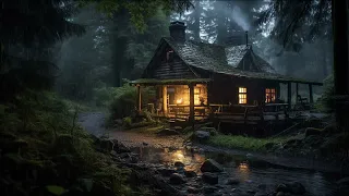 Cabin Forest Rain: Mesmerizing Nature's Rhythm