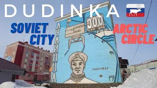 4K/60 WALK SOVIET DUDINKA(RUSSIA) 2021, -1°C, ARCTIC CIRCLE, DJI OSMO POCKET 2