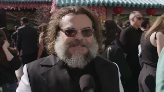 Kung Fu Panda 4 Los Angeles Premiere - itw Jack Black (Official Video)