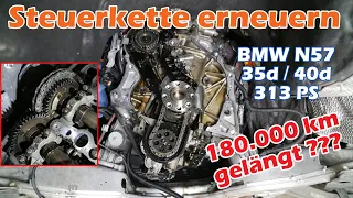 BMW Steuerkette N57 313PS erneuern I identisch mit 258 PS I 535d 640d 35d 40d F10 F11 F13 F06 F01