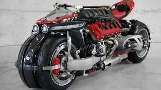 Lazareth LM 847. Мощный мотоцикл с двигателем V8 от спортивного Maserati.