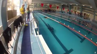 Freediving 159 m DNF Dynamic No Fins Romanian National Record