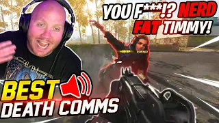 HILARIOUS DEATH COMM RAGE COMPILATION!! WARZONE FUNNY VOICE CHAT MOMENTS!