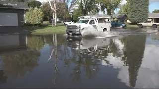 Stockton neighborhood recovering from heavy rain, wind damage, and flooding