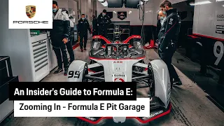 Zooming In: TAG Heuer Porsche Formula E Team Pit Garage