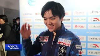 🎙️Japan's Shoma Uno mixed zone post-match interview at GP Final｜Short Program｜Figure Skating｜宇野昌磨
