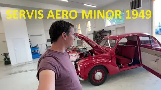 AERO MINOR 1949 - oprava spojky