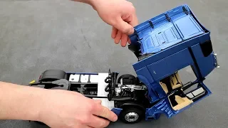 1:18 Mercedes-Benz Actros GigaSpace 4X2 tractor 2016 - NZG [Unboxing]