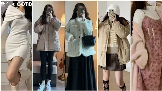 OUTFITS PHỐI ĐỒ MÙA THU ĐÔNG NĂNG ĐỘNG SIÊU XINH CHO CÁC CÔ GÁI || DOUYIN - TIKTOK CHINA #5