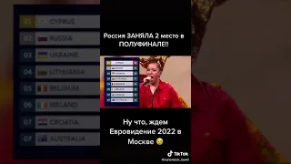 Евровидение 2021 / Россия 2 место