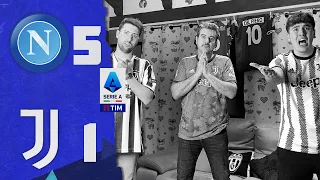 😭DISFATTA TOTALE… NAPOLI 5-1 JUVENTUS / LIVE REACTION TIFOSI JUVENTINI HD