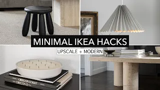 Modern IKEA Hacks - upscale and minimalist home decor DIY projects