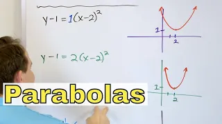 08 - Graphing Parabolas in Vertex Form & Shifting Horizontally and Vertically