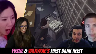 POV of POLICE, Ramee, Mr. K,  and others | Fuslie and Rae's FIRST BANK ROBBERY | GTA NoPixel