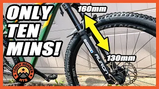 Adjusting the travel on a SR Suntour Fork is Easy!