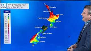 A weak low for NZ on Saturday, high pressure next week