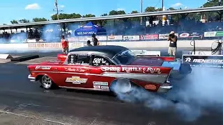 Tri Five Nationals 2023 Drag Racing Action Bowling Green, KY.