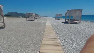 Halk plajı Antalya Kemer Çamyuva Bakanlığa ait geyet güzel temiz.
