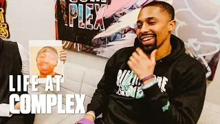Brooklyn Nets Spencer Dinwiddie Stops By Complex Office | Life At Complex