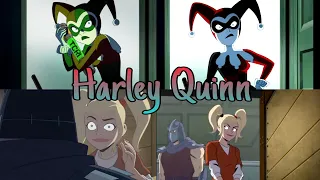All Harley Quinn moments in Batman VS TMNT 2019 | Harley vs Batman | All scenes |HD|
