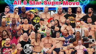 🔥All 6 Star Super Signature Moves 💪 In WWE Mayhem 2024