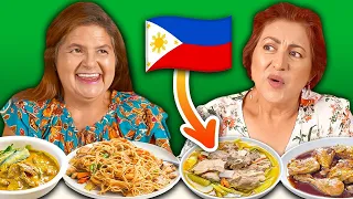 Mexican Moms Try Filipino Food!