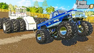 BIG FOOT VS. BIG BUD (TUG OF WAR) | 1000 HP TRACTOR | FARMING SIMULATOR 2019