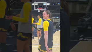Caitlin Clark Wins the First Halfcourt Shot Contest of the Indiana Fever Season