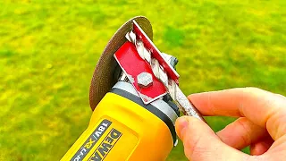 Practical Invention - How to sharpen a drill in 30 seconds! Smart idea