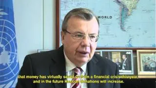 Юрий Федотов о проблемах финансирования UNODC