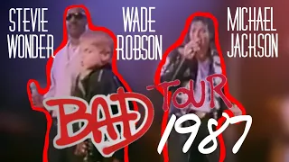 Michael Jackson & Stevie Wonder - Bad (Ft. Wade Robson) live in Brisbane 1987