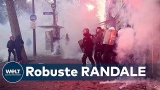 COVID-RANDALE IN PARIS: Zusammenstöße bei Protesten gegen Corona-Maßnahmen