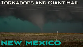Destroyed my Windshield chasing Tornadoes · Grady-Clovis, New Mexico