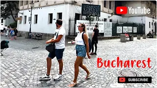 🇹🇩Romania, Bucharest - Walking Tour | July 2022