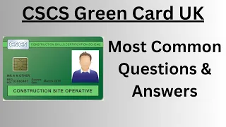 CSCS Green Card UK Q&A 2023 | CSCS Card UK | CSCS Test UK 2023 | Citb Test UK | Citb card UK