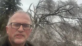 Chat about my Climate Video Channel in a Freezing Rain Ice Storm in Ottawa: Request for Donations