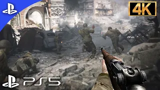 City of Ruins | Battle of Aachen 1944 | Call of Duty WW2 | PS4 | 4K