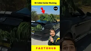 Mr Indian hacker 80 lakh ki Mustang GT pa Chara 🤔 #shorts #mrindianhacker