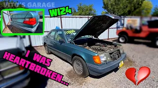 I Saved This Amazing 1989 Mercedes 300E Straight From the Junkyard.. Legendary W124 is Being Reborn!