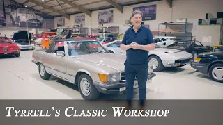 Mercedes-Benz W107 500 SL - A winning package | Tyrrell's Classic Workshop