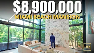 Tour a $8,900,000 MANSION in Miami Beach Florida | Luxury Home Tour | Peter J Ancona